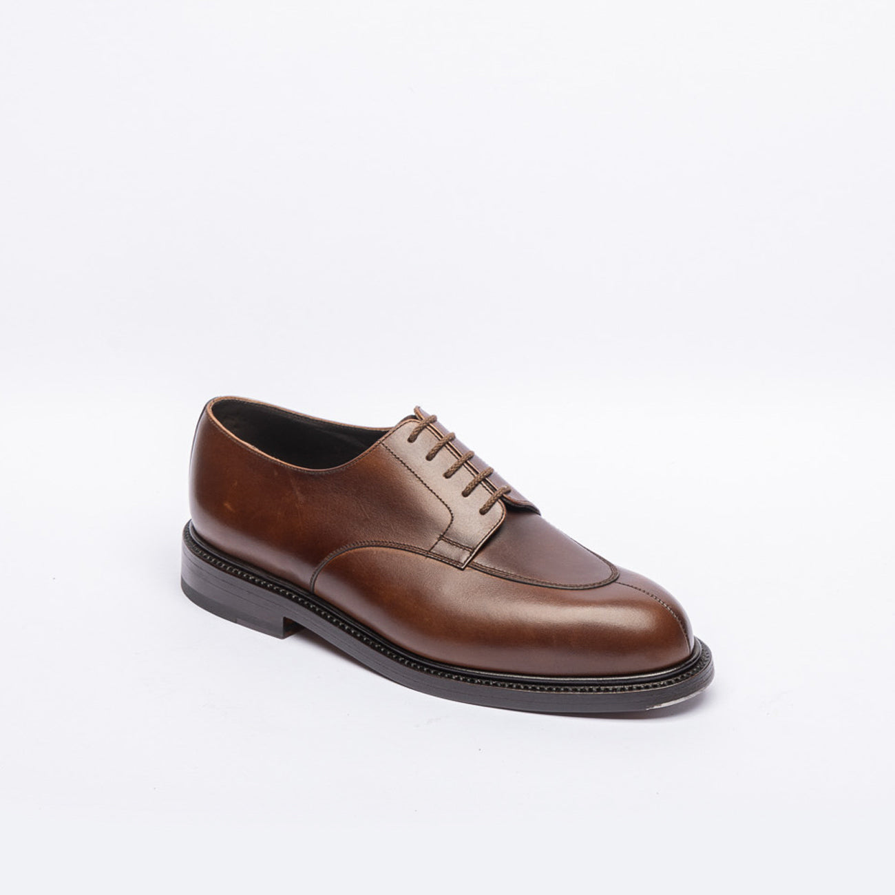 JM Weston derby demi chasse cafe vegano leather sole